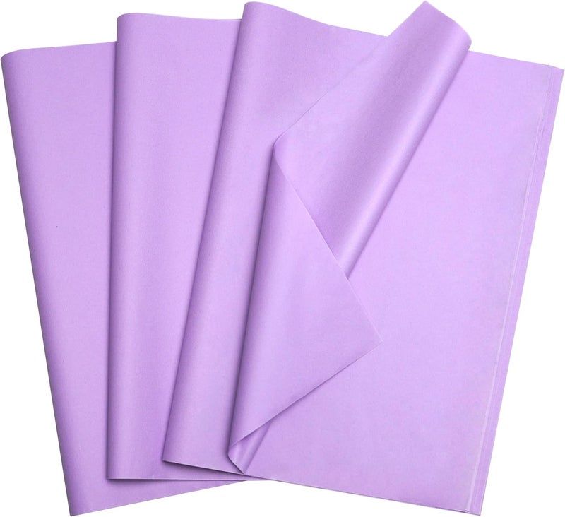 Bobobag 50 Sheets 20"X28" Full Size Lavender Purple Tissue Paper Bulk for Gift Bags Gift Wrapping Weddings Birthday Showers Arts Craft Party Decoration - Image 1